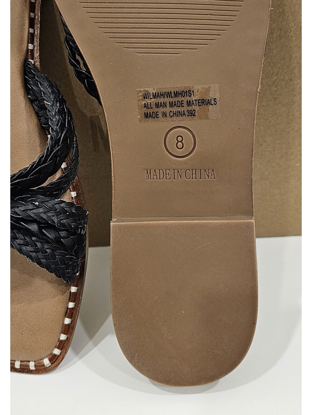 Steve Madden Wilmah Knotted Slide Sandals Size 8 - Picture 10 of 11